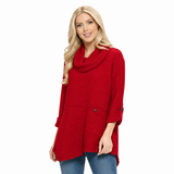 Soft Cotton Waffle-Knit Tunic - FW124