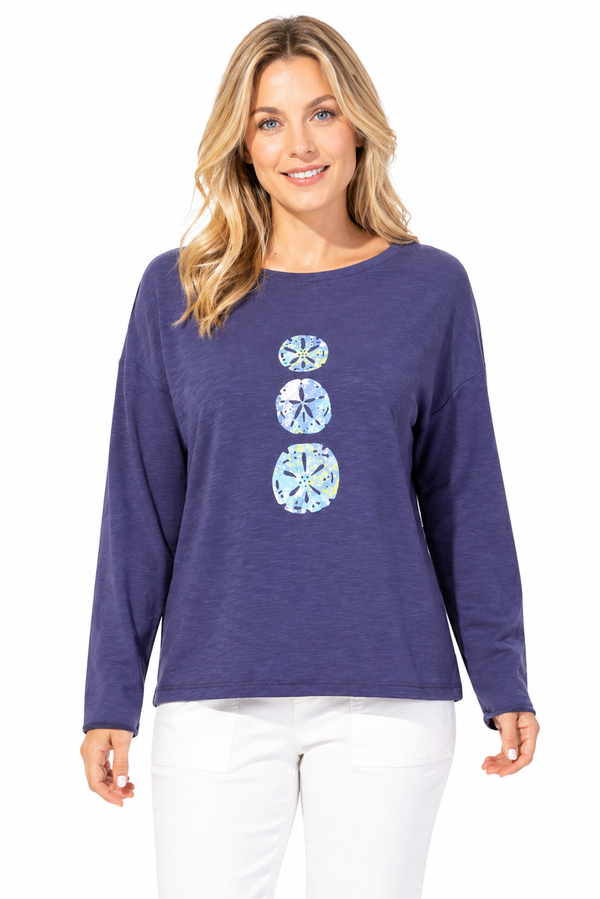 Sand Dollar Cotton Terry Tee - 45701