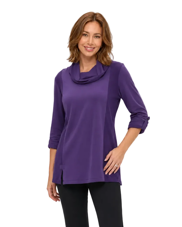 French Terry Cotton Tunic - TW102