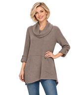 Cotton-Knit Waffle Tunic - FW124