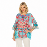 Floral & Dot Lightweight Tunic Top - 3867 - Size XL Only!