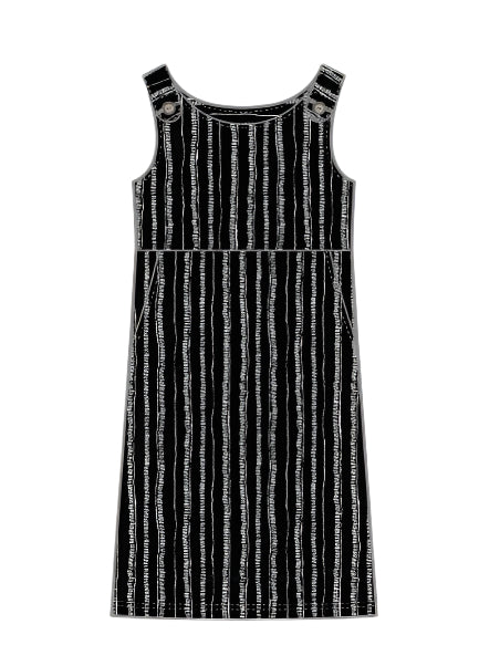 Bali Stripe Sleeveless Cotton Dress - 83900