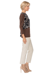 Abstract Colorblock Tunic - C1211T