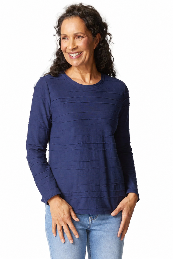 Textured Ripple Tee - 16528