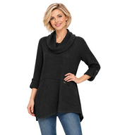 Cotton-Knit Waffle Tunic - FW124