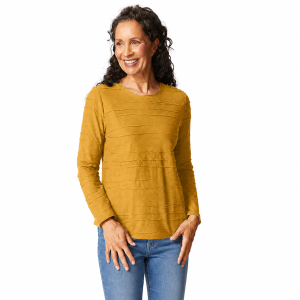 Textured Ripple Tee - 16528