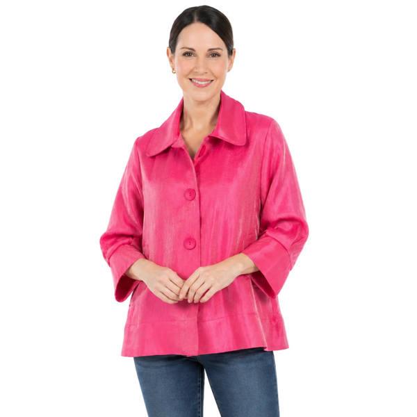 Subtle Shimmer Jacket in Fuchsia - 4741-FS