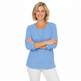 Lightweight Waffle Top - C691