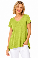 Soft Cotton Swing Tunic Tee - 10022 - Size XS Only!