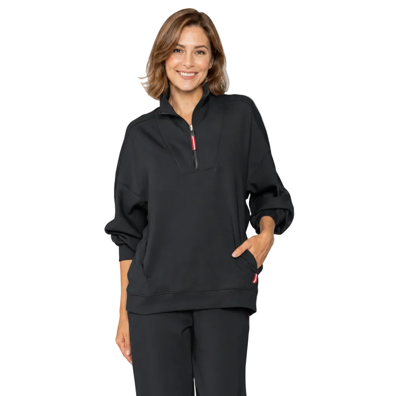 Soft Techno Stretch Knit Top - C1050T-BLK