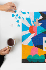 800pc Puzzle & Glue Kit: Escape The City