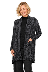 The Heidi Bold Crinkled Sweater Tunic - CB65373