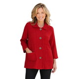 Ribbed Textured Knit Jacket  - ST407