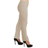 Paris "Lize" Straight Leg 29.5" Pant in Cornsilk - LIZE-CRN