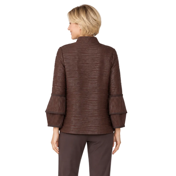 Textured One-Button Jacket - C1164J