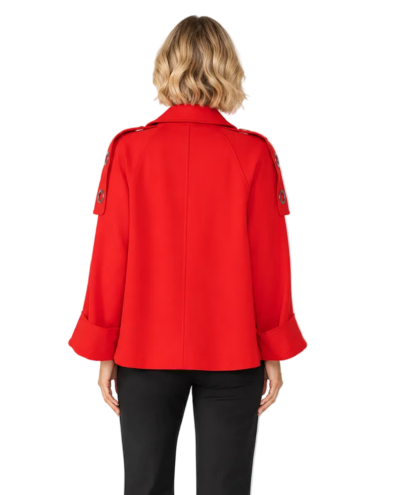 Techno Stretch Knit Jacket in Red - 4783J-RD - Size M Only!