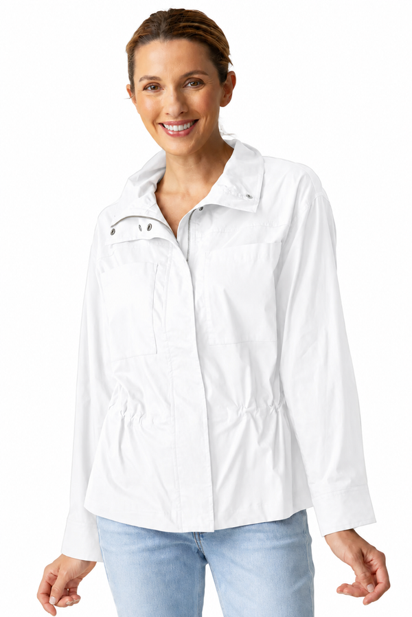 Lightweight Drawstring-Waist Jacket - 17946