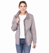 Lightweight Utility Jacket in Fog  - 41545