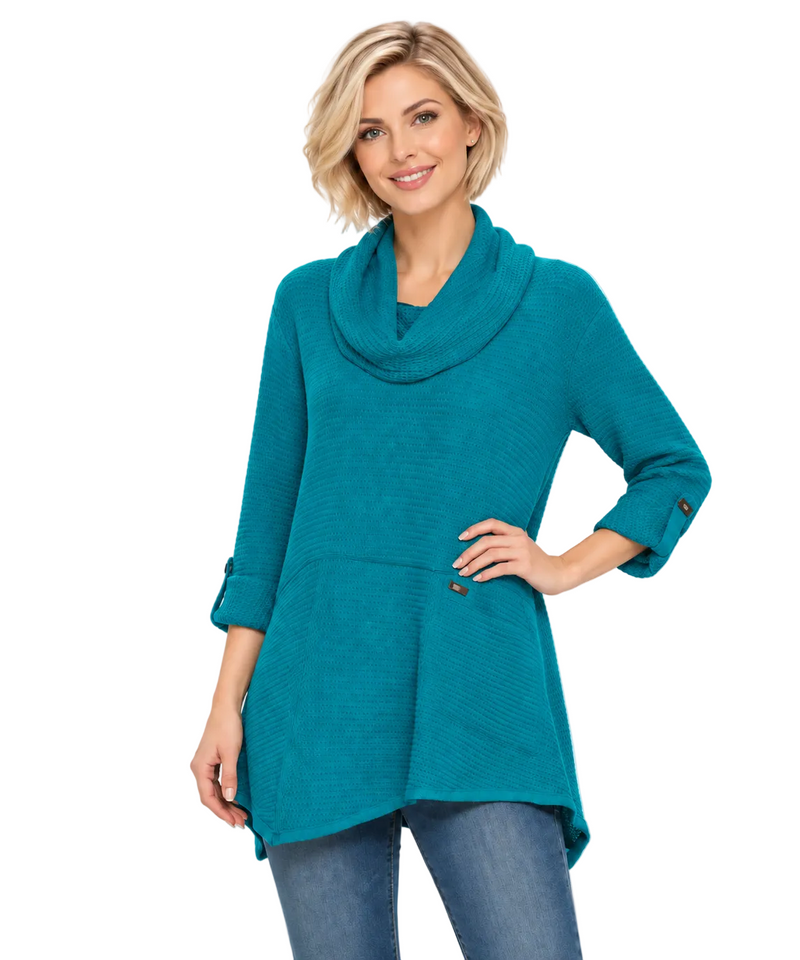 Cotton-Knit Waffle Tunic - FW124