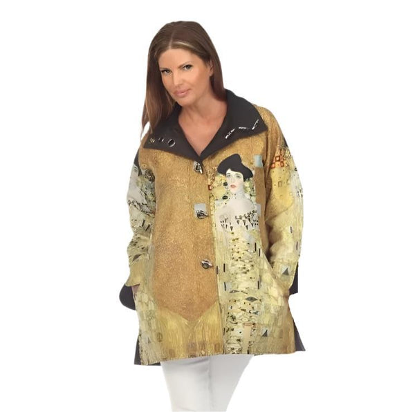 Oopéra by Lindi Klimt Inspired Reversible Raincoat - J4239