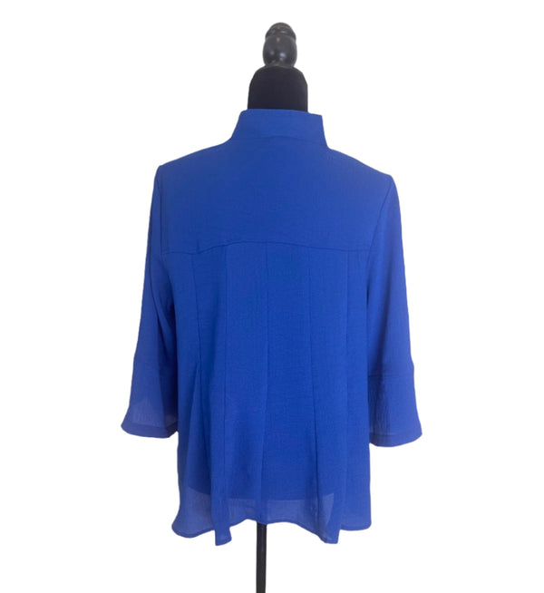 Light Textured Jacket in Royal - 3529