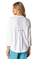 Cotton Pebble Pleat Back Jacket - 27558