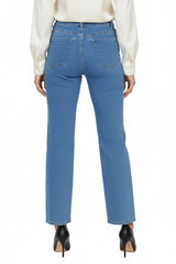 Lior Paris "Juno" Cropped Relaxed Fit Straight Leg Jean - Juno-BD