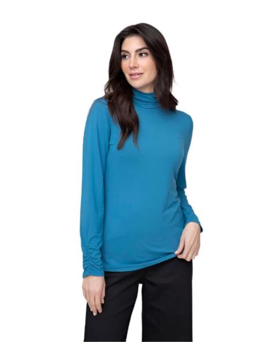 Liv by Habitat Foundation Knits Ruched Turtleneck - 140812