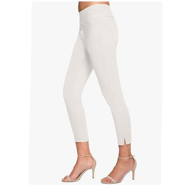 Lior Paris "Joy" Cropped Jean in White Denim - Joy-WD