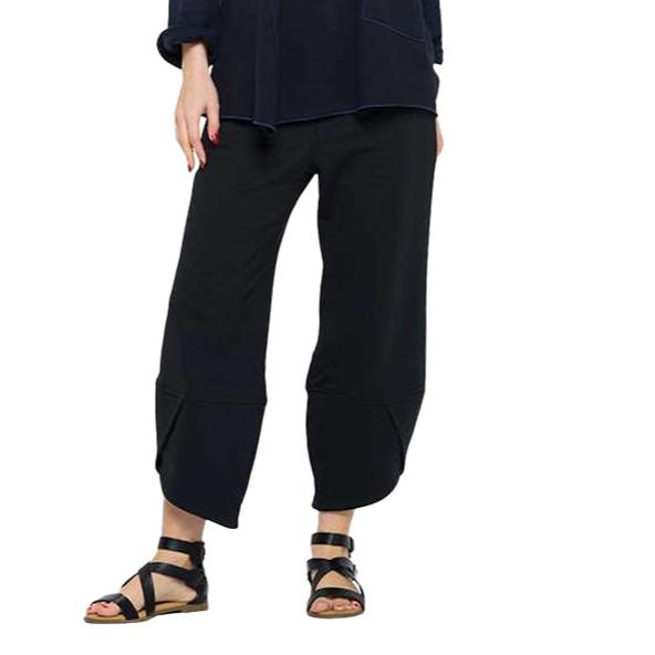 Focus Fashion Dip-Dye Pull-On Pant in Navy - FT-4067-NV