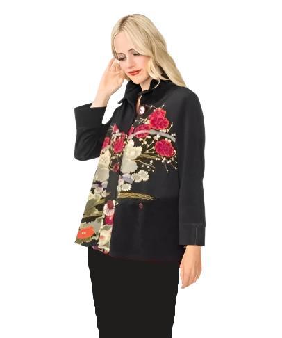 IC Collection Asian Garden Jacket - 6909J