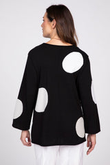 Full Circle Dot V-Neck Sweater - 831719