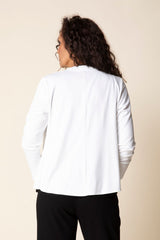 Core Travel Solid Ruched Front Jacket - 55932