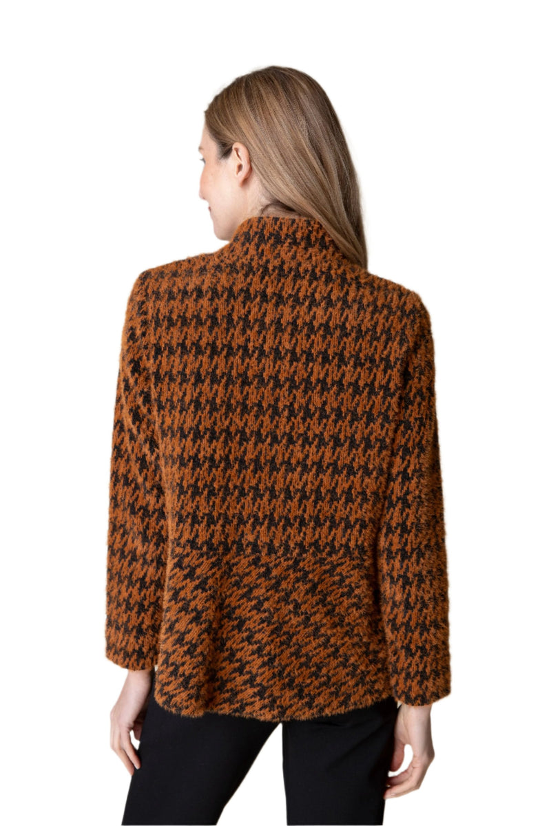 Habitat Chenille Houndstooth Jacket in Ginger - 49340-GNG