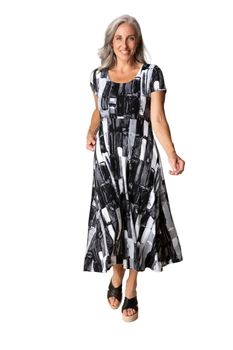 Core Travel Brushstroke Swing Dress - 57590