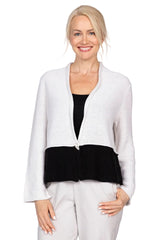 Color Block Two Toned Cardigan - 820701