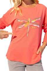 Dragonfly Soft Terry Pullover - 45601