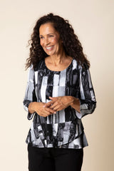 Core Travel Brushstroke Wrap Top - 57522