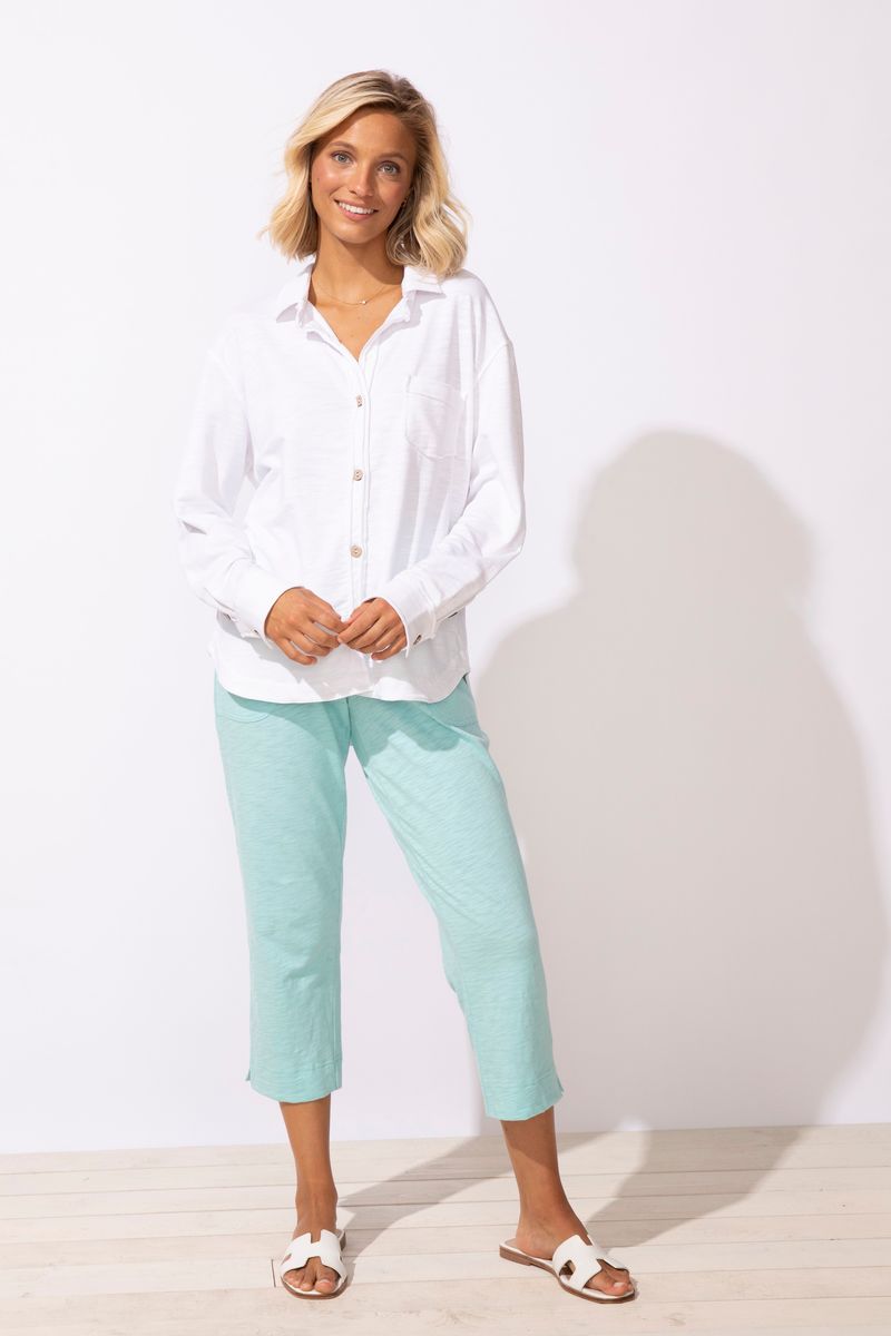 Modal Spandex Terry Shacket - 26895