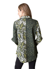 "Rustling Leaves" Shaped Shirt - 41623