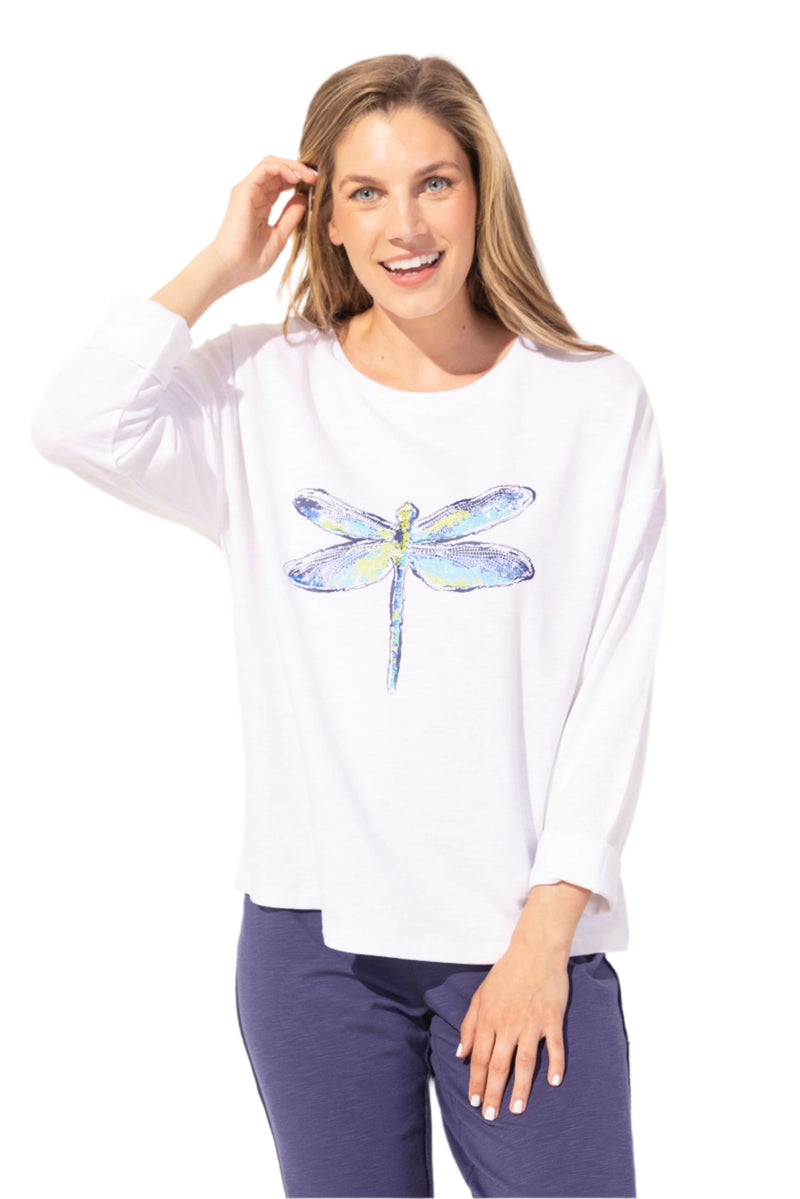 Dragonfly Soft Terry Pullover - 45601