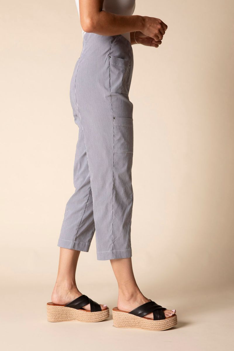 Cool Tech Stripe Seaside Capri - 18365