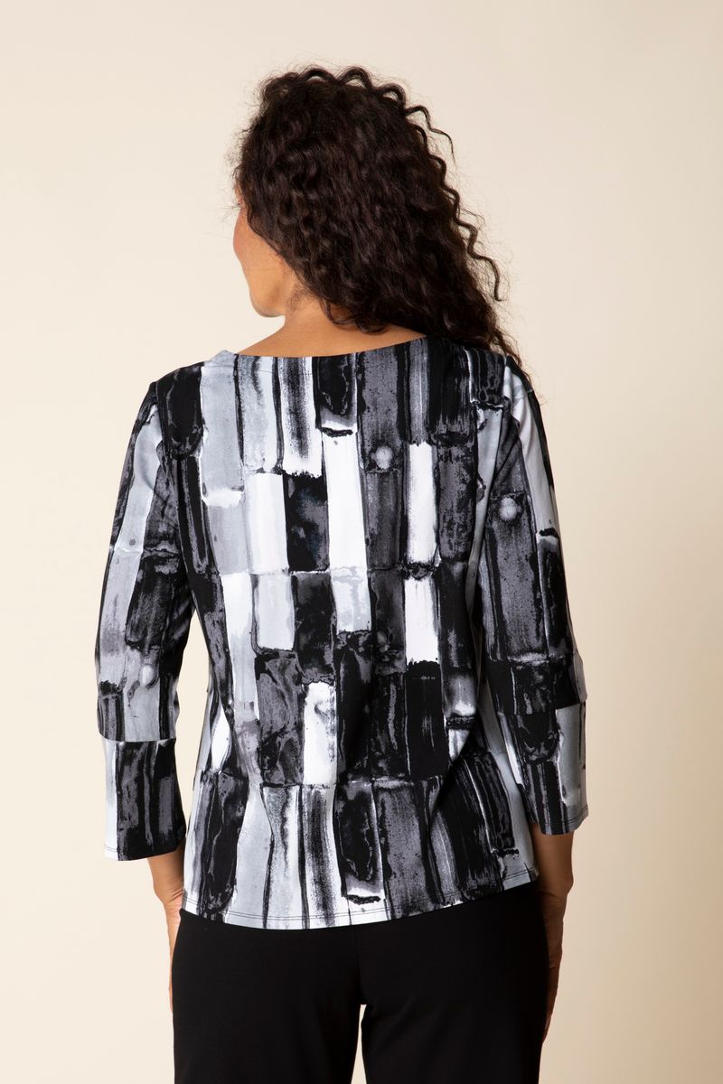 Core Travel Brushstroke Wrap Top - 57522