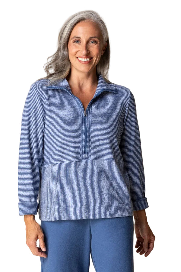 Pasadena Knit Stripe Sierra Pullover - 21510