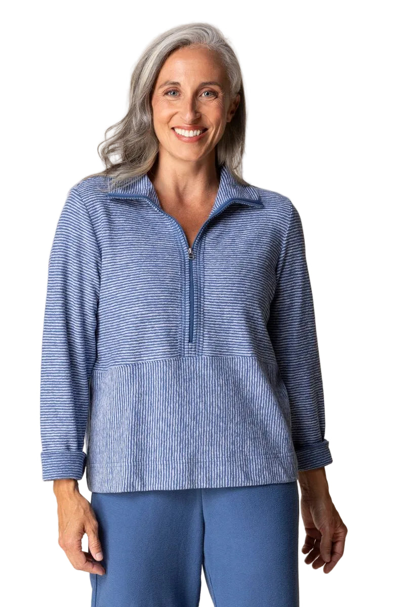 Pasadena Knit Stripe Sierra Pullover - 21510