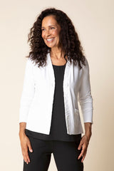 Core Travel Solid Ruched Front Jacket - 55932