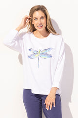 Dragonfly Soft Terry Pullover - 45601