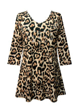 Wild Thing Print V-Neck Tunic - 33827