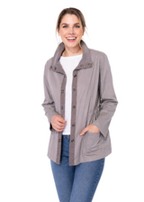 Lightweight Utility Jacket in Fog  - 41545