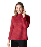 Confetti Yarn Funnel Neck Sweater - 89056